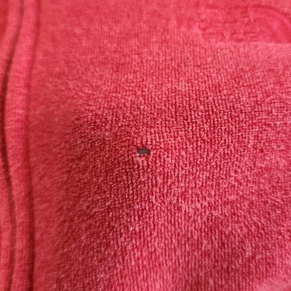 The North Face Terrycloth Full Zip Hoodie Jacket Polartec Small - Picture 6 of 13